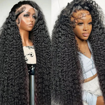 250 Density 13x6 Hd Lace Frontal Wig Curly Lace Frontal Human Hair Wig Water Deep Wave 13x4 Human Hair Wigs For Women On Sale